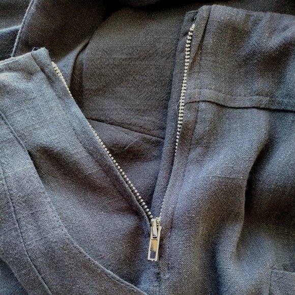 Dance And Marvel Womens Pants Medium Pockets Side Zip Lace Front Wide Leg - Picture 5 of 12